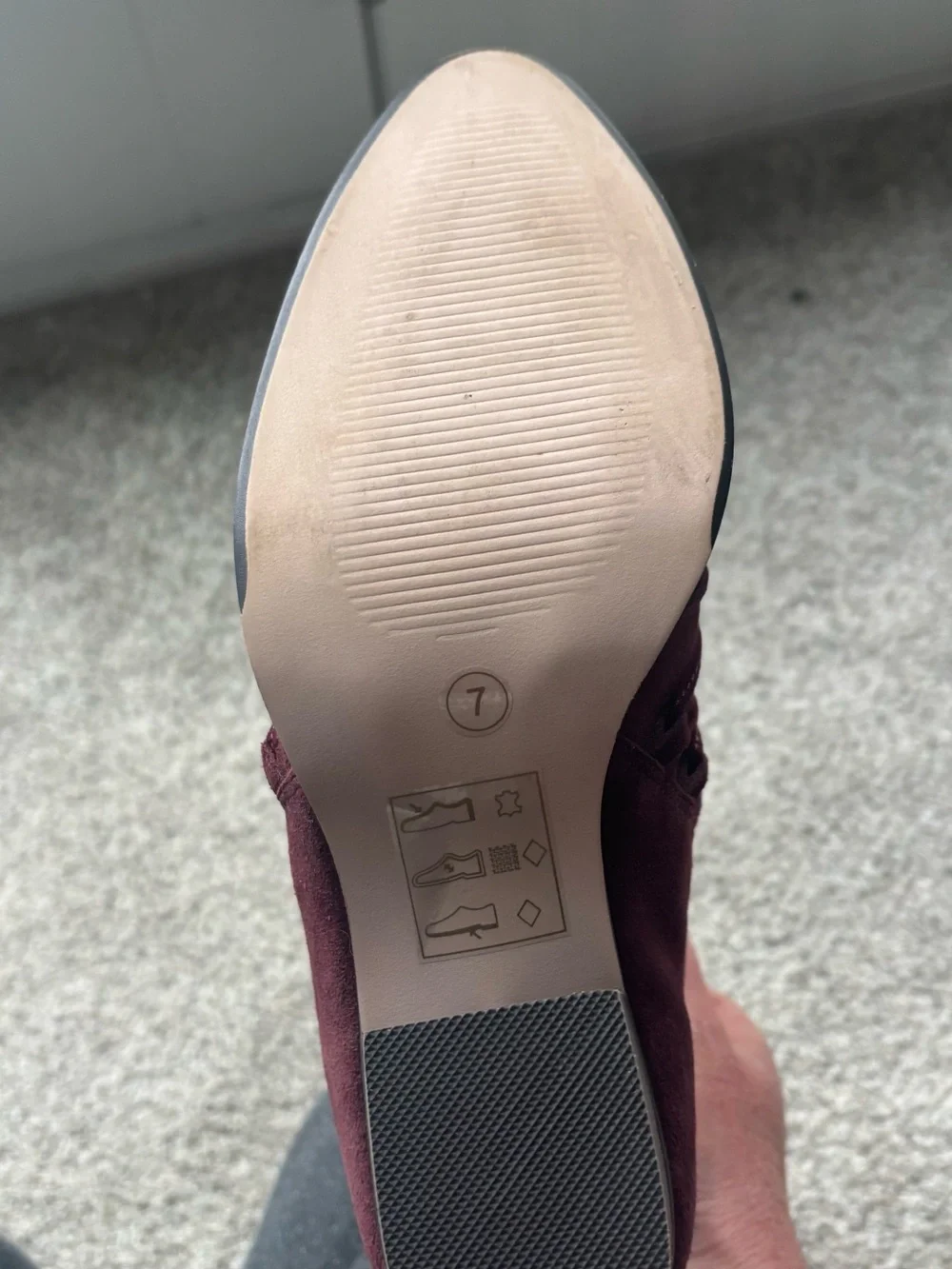 Women’s Sole Society Bellevue Suede Corset Ankle Booties - Bordeaux (Size 7M)